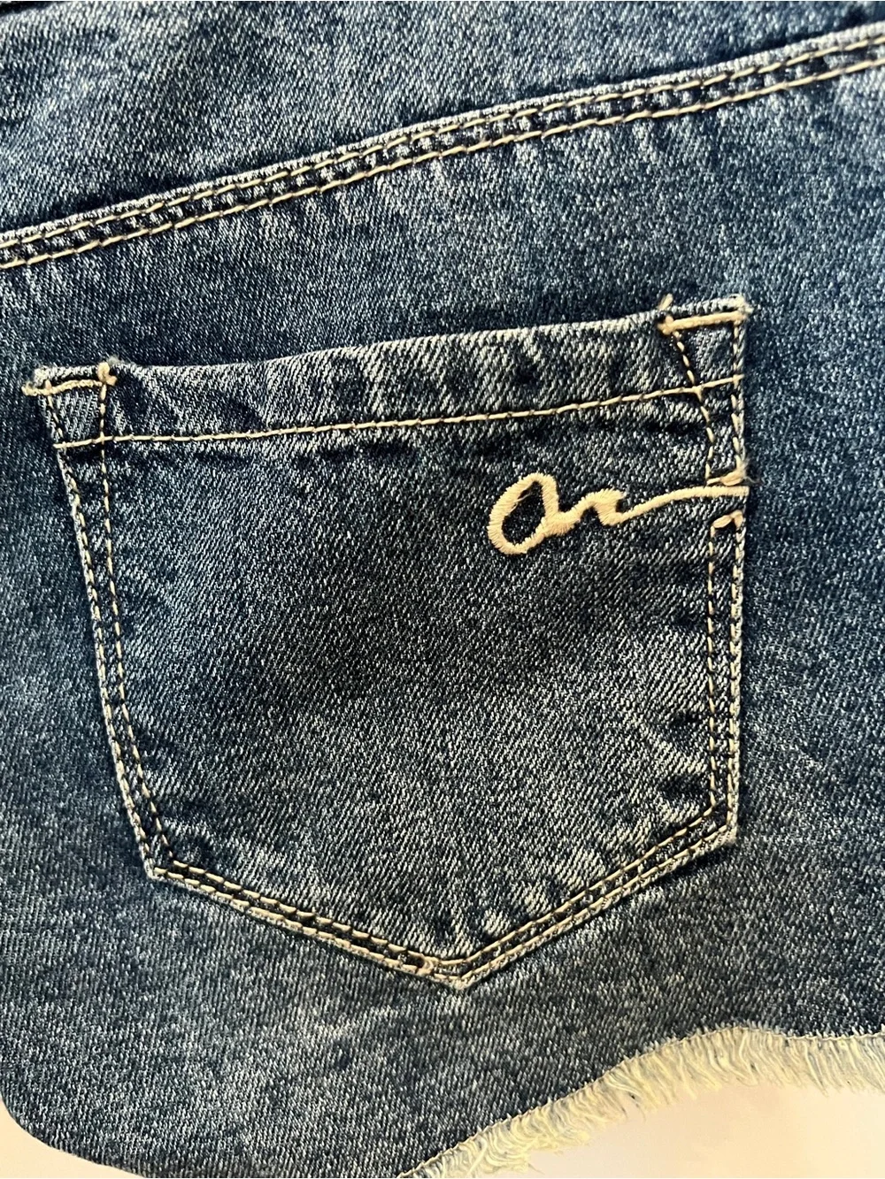American Rag Denim Frayed Hem Shorts